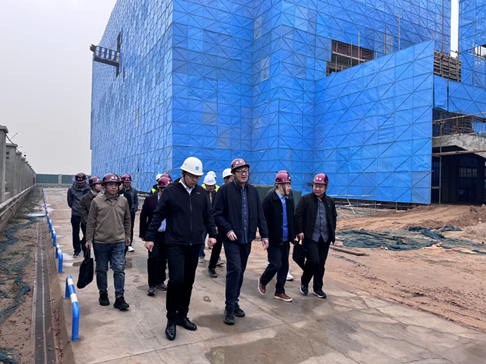 鄭州市建設投資集團有限公司黨委委員、紀委書記張煉帶隊調研六十七高項目建設